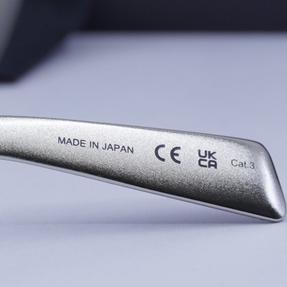 Saint Laurent SL636 002 Square Sunglasses - Silver/Grey Silver Mirror - Picture 7 of 11